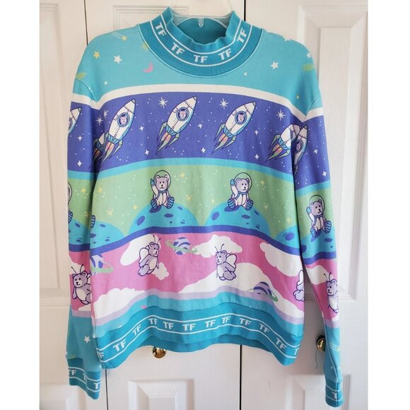 BNWOT Teddy Fresh x Dr. Frankenstein Pastel Crewneck Top, Size S - Picture 5 of 5